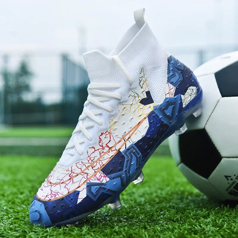 Original Men Football Shoes Indoor Football Field Boots Professional Soccer Shoes Society Cleats TF/FG SneakerSociety Cleats