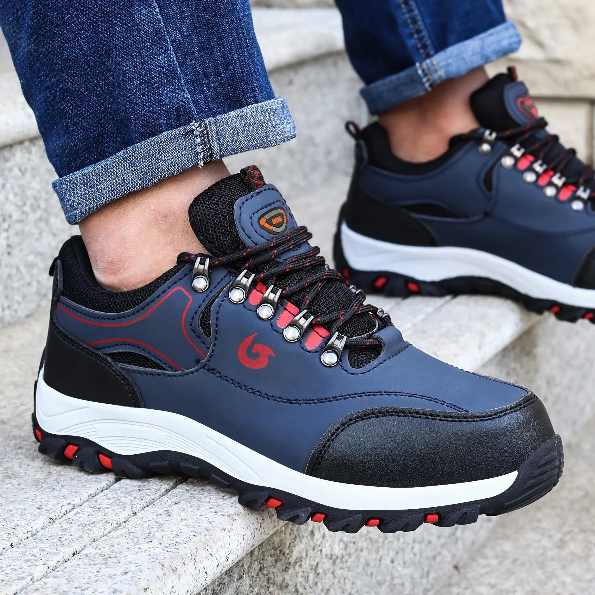 Steel Toe Cap Shoes For Men Safety Shoes Puncture-Proof  Work Safety Boots Protective Work Shoes Male Footwear Security Sneakers