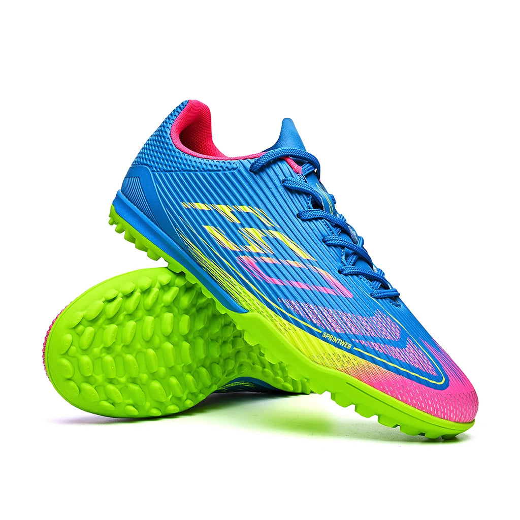 Professional men's soccer shoes TF broken nails provide super grip and anti slip, suitable for all seasons