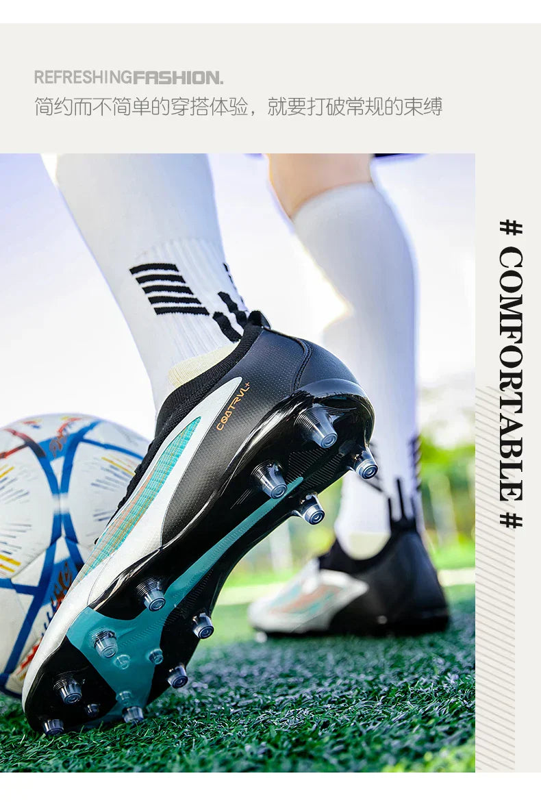 New 2026 Men Soccer Shoes Kids Cleats Grass Adult Professional Football Boots Ultralight Non-Slip Boys Training Soccer Boot