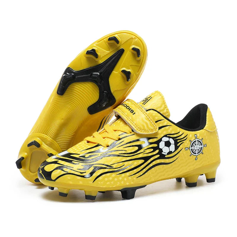 New Kids Low Top Soccer Shoes Boys Football Cleats Boys Lightweight Training Boots Youth Breathable Comfortable Football Sneaker