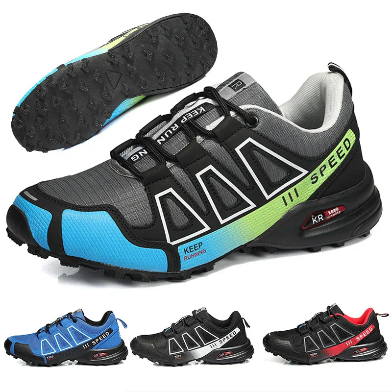 Hiking Shoes Men's Outdoor Rubber-Soled Non-Slip Tactical Training Shoes Lightweight Comfortable Hiking Travel Sports Shoes Men