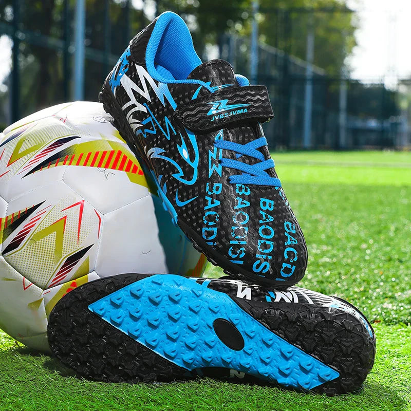 New Men Kids Football Boots Ultralight Professional Boys Match Grass Soccer Shoes Cleats Non-Slip Training Shoes Drop Shipping