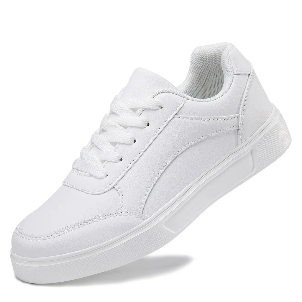 Women Casual Sneakers Leather Platform Sneakers for Women Classics Comfort Skateboarding Shoes Non-Slip