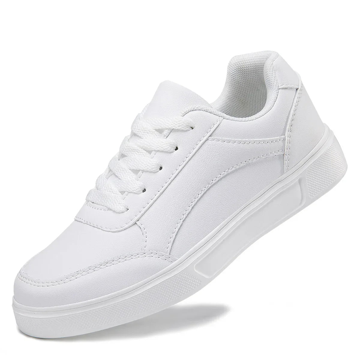 Women Casual Sneakers Leather Platform Sneakers for Women Classics Comfort Skateboarding Shoes Non-Slip