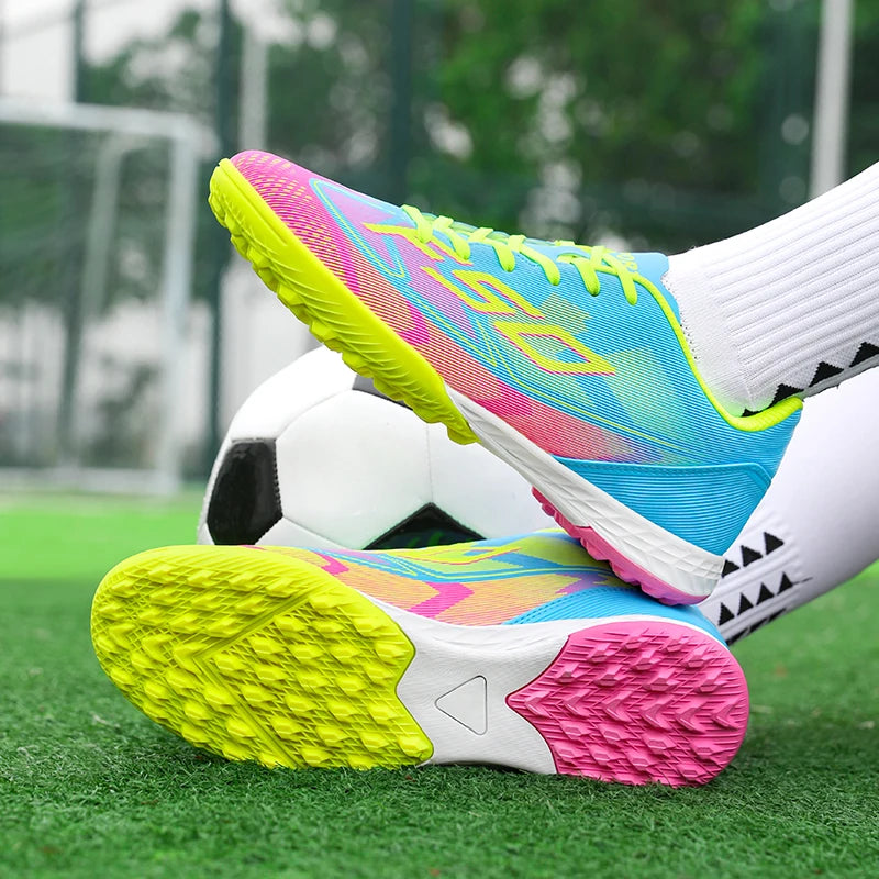 Summer Latest Studded Soccer Cleats Outdoor Breathable Non-slip Training Football Shoes