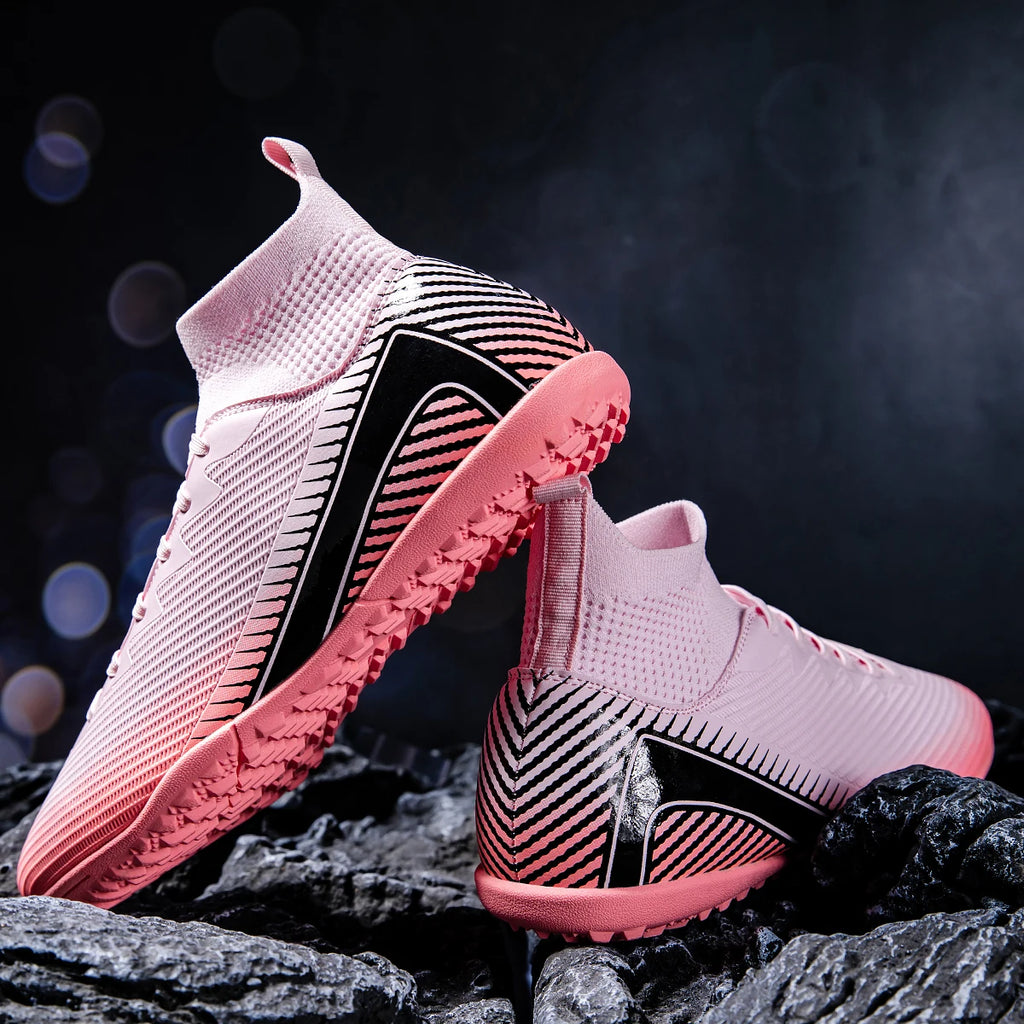 Sport Essential TF Turf football shoes Integrated PU Fabric Rubber Sole Anti-slip Wearable Unisex Casual Football Shoes