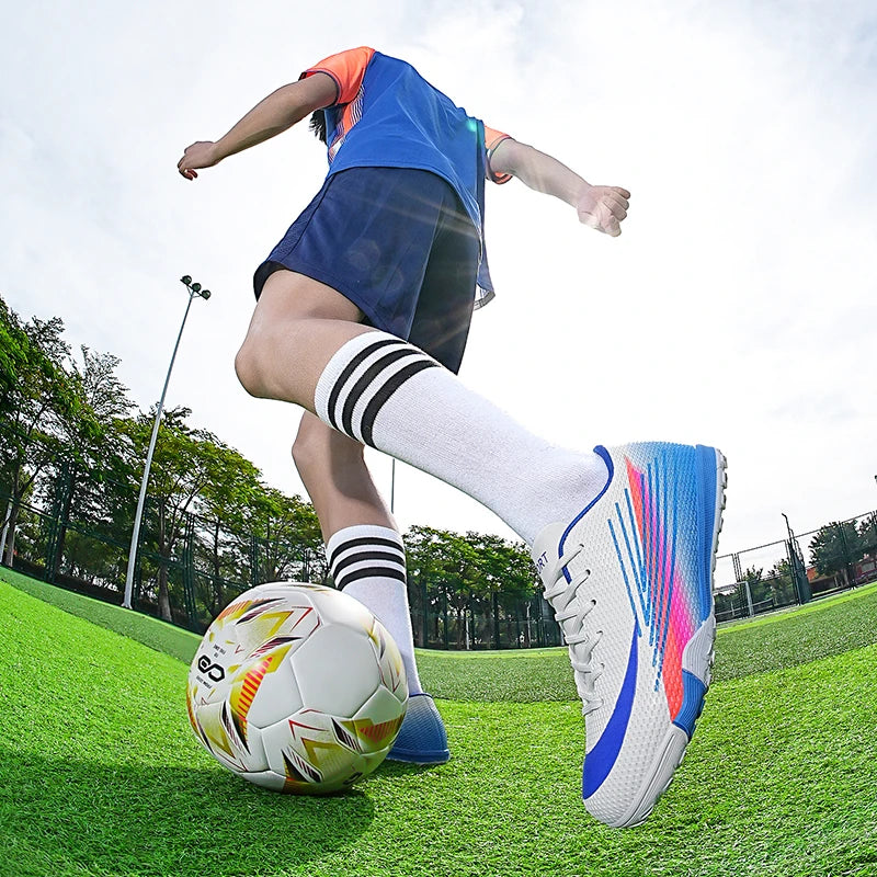 New Men Soccer Shoes Society Professional  Football Field Boots Original Grass Training Boys Resistant Non-Slip Outdoor Sneakers