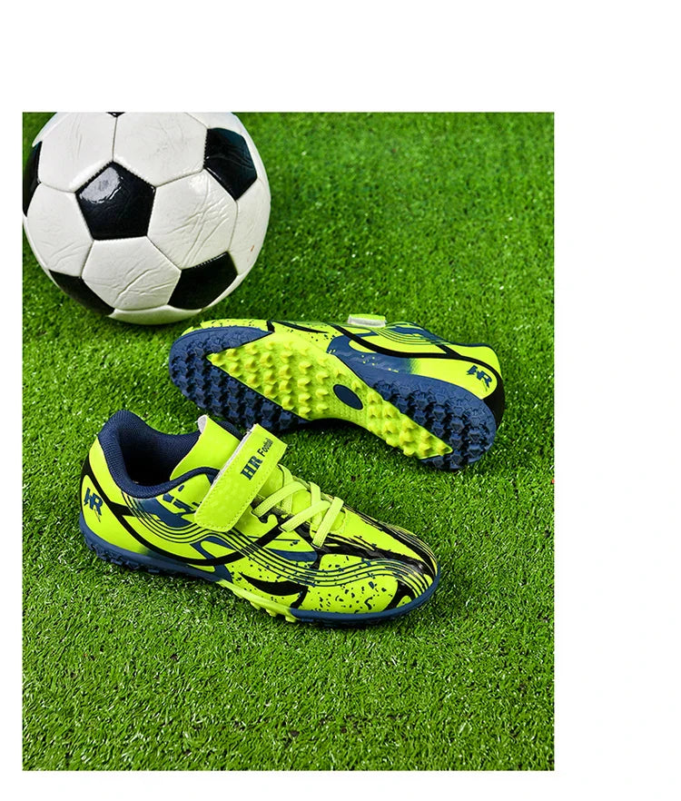 New Men Kids Professional Soccer Shoes Grass Boys Ultralight Football Boots Match Training Shoes Cleats Non-Slip Drop Shipping