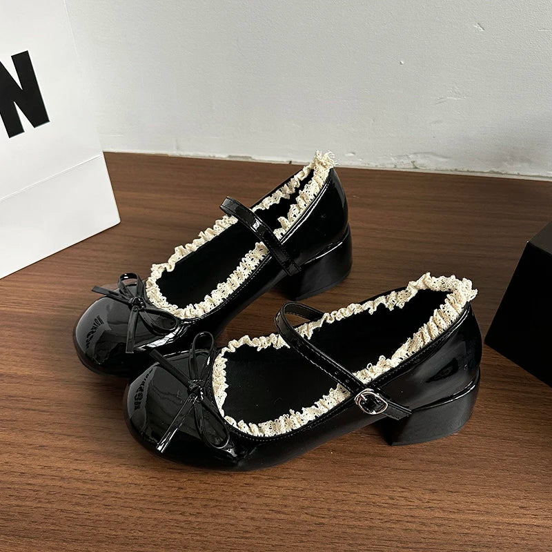 Silver French Ballet Shallow-mouthed High Heels for Women, New Summer Height-increasing Single Shoes with Skirts in 2025
