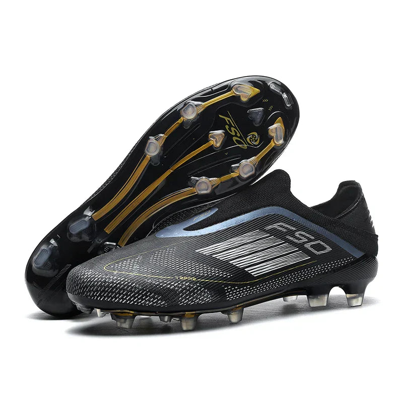 New Men Football Boots ComfortableSoccer Shoes Match Training Boys Non Slip Long Spikes Breathable Adult Cleats Outdoor Sport