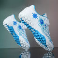 Teen Flexible Light Soccer Cleats Stylish Simple Wearproof Smooth Sweat Proof Lining Rubber Non Slip Grass Footwear