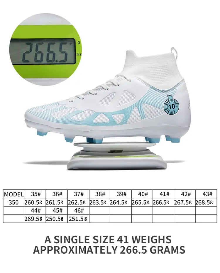 Teen Simple Stylish Soccer Cleats Light Durable All Match Seamless Upper Anti Slip Anti Collision Field Training Shoes