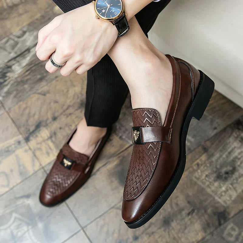 Fashion Size 6~13 Mens Dress Casual Leather Designer Wedding Mules Luxury Business Italian Slippers Loafers Oxford Shoes for Men