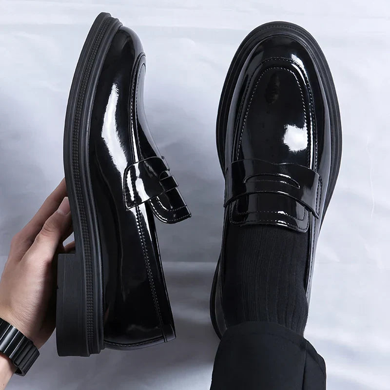New Summer Slip on Flats Stylish Leather Men's Loafers Fashion Casual Shoes Man Light Antiskid Driving Shoes Handmade Moccasins