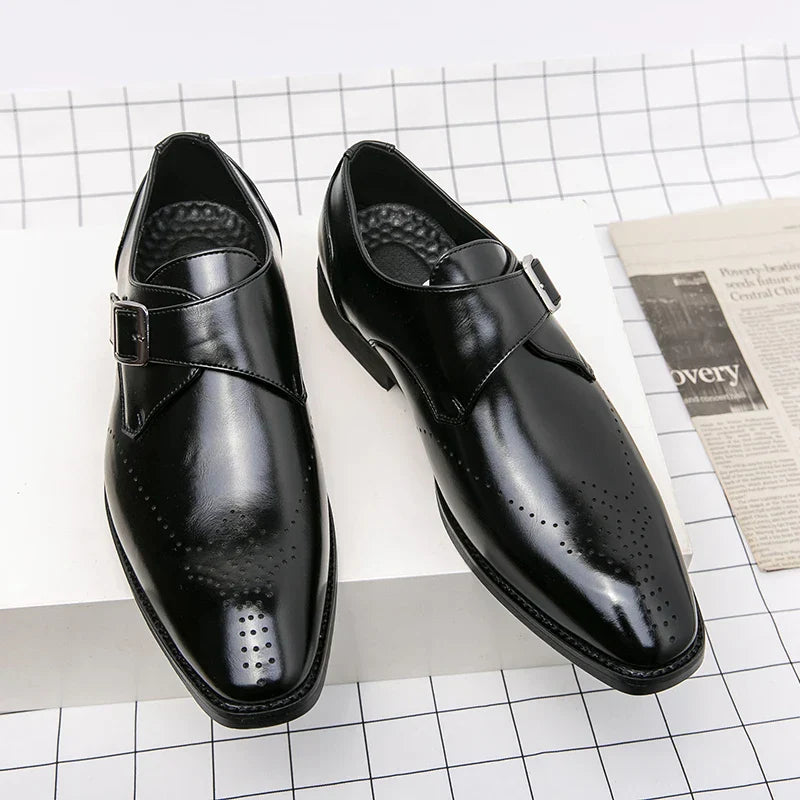 Leather Shoes For Man Loafers Casual Fashion Business Formal Shoes wedding Big Size Designer Shoes High Quality