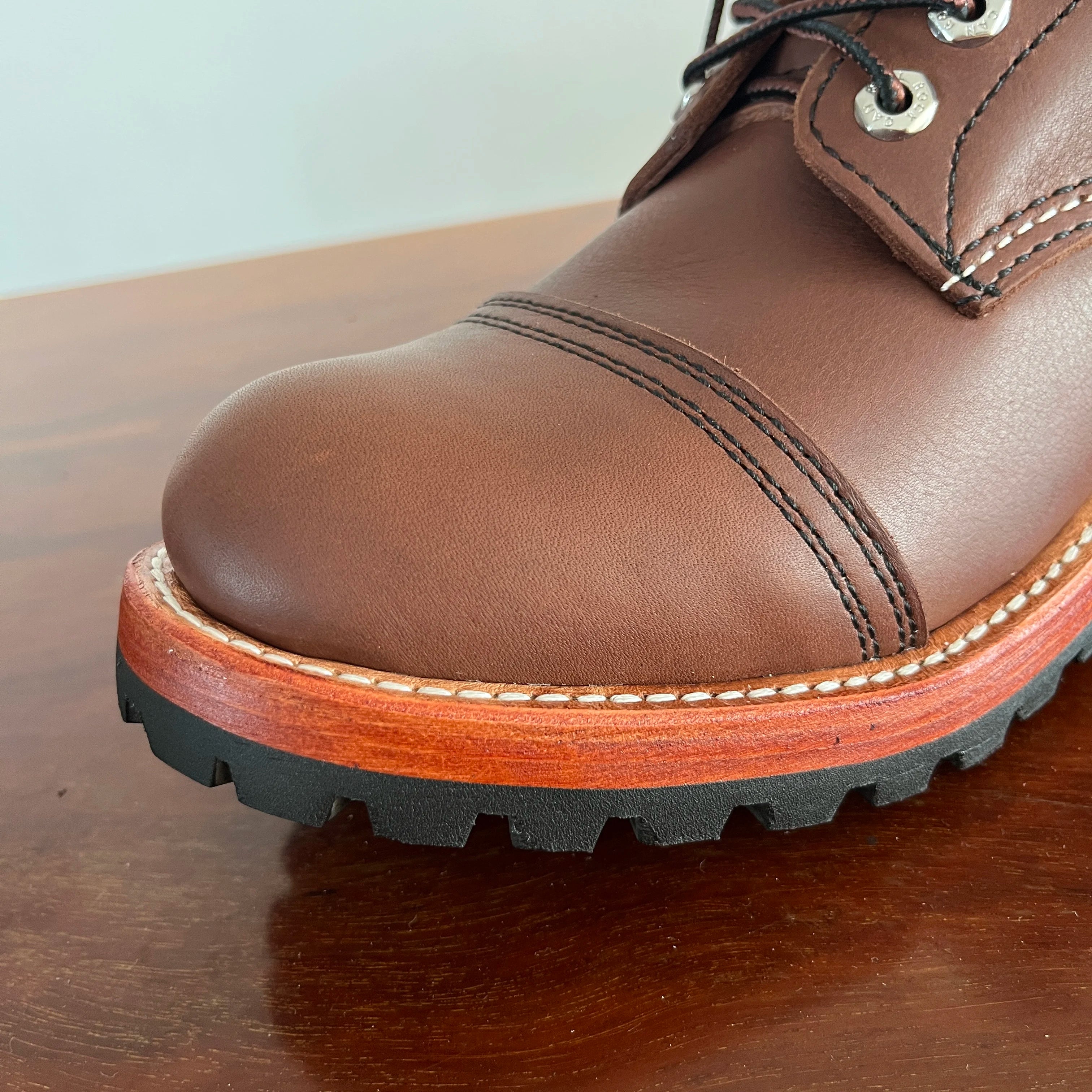 AL812  RockCanRoll Super Quality Genuine Italian Cowhide Leather Handmade Durable Goodyear Welted Boots