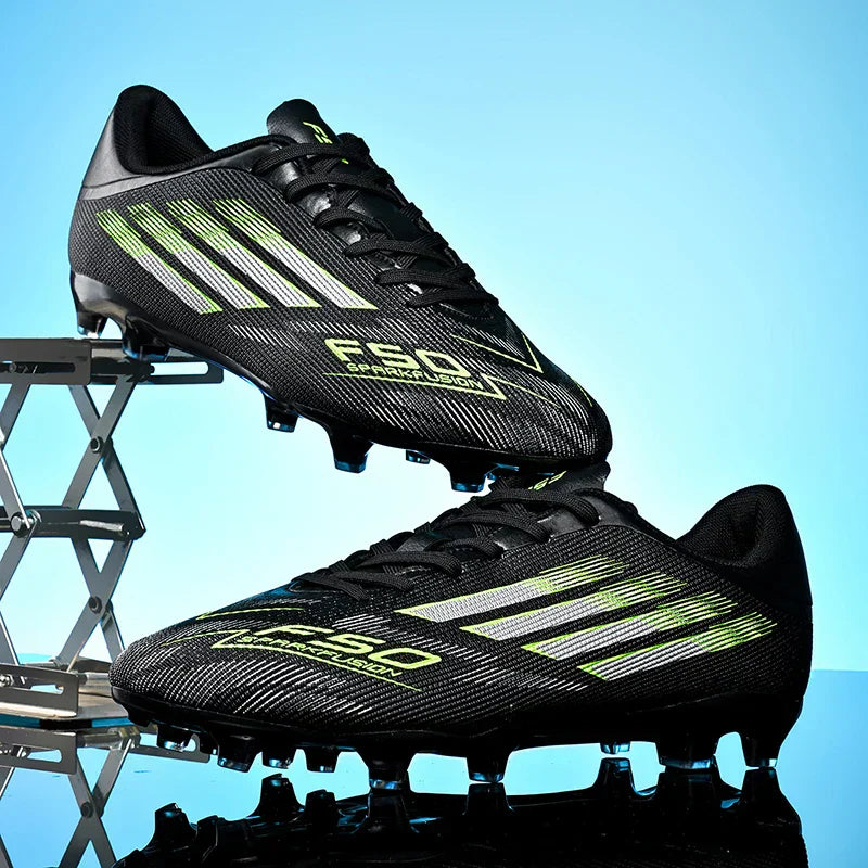 New Men Professional Football Boots Non-Slip TF/FG Boys Sneakers Match Soccer Shoes Ankle Comfortable Sports Shoes Unisex