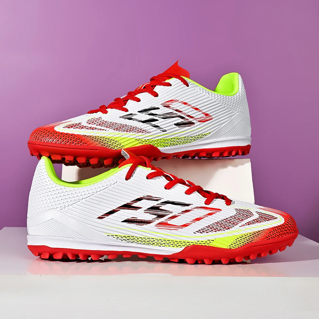 Professional men's soccer shoes TF broken nails provide super grip and anti slip, suitable for all seasons