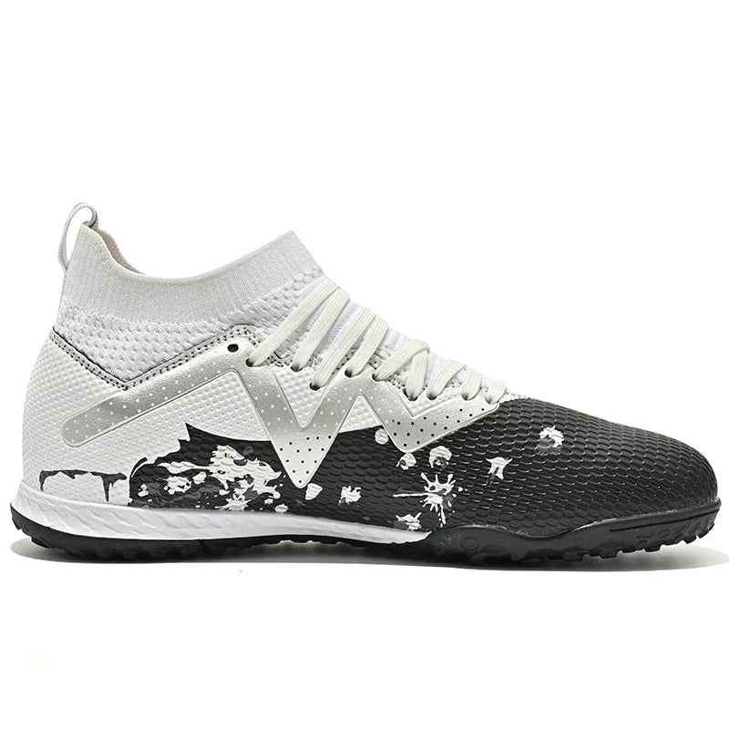 Men New TF Football Boots Society Indoor Original Top Quality Non Slip Male Soccer Shoes Sneakers Ultralight Breathable Ankle