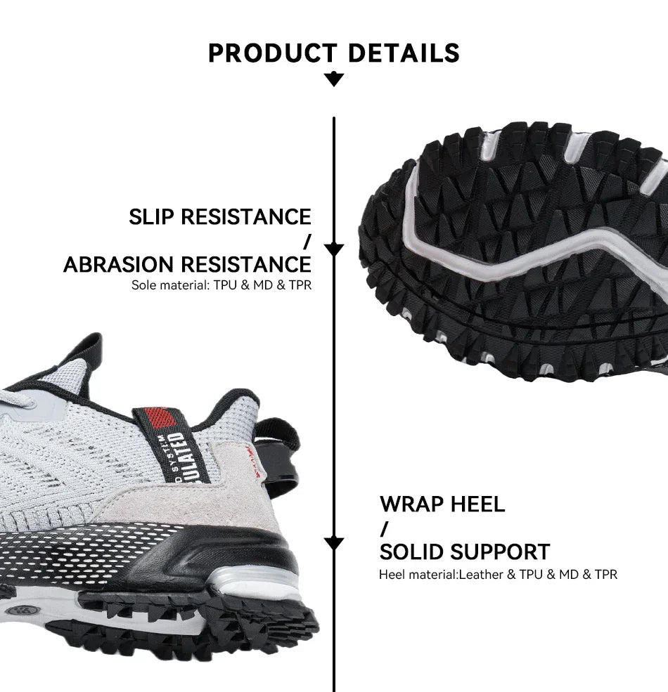 Running Shoes For Men Lightweight Sneakers Man Designer Mesh Sneaker Lace-Up Male Breathable Sports Tennis Shoe