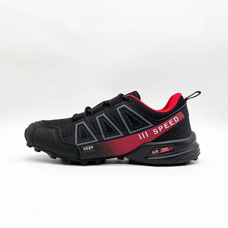2025 New Men Hiking Shoes Outdoor Waterproof Sports Shoes Comfortable Leather Hiking Training Boots Large Size Tactical Shoe Men