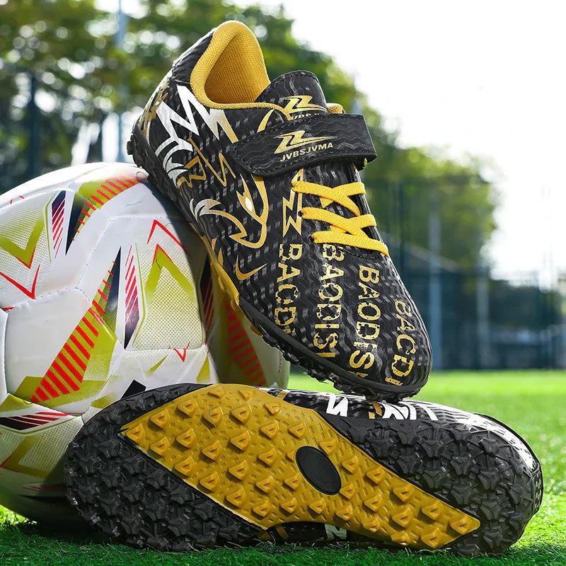 New Men Kids Soccer Shoes Non-Slip Football Boots Ultralight Cleats Match Grass Boys Professional Training Shoes Drop Shipping