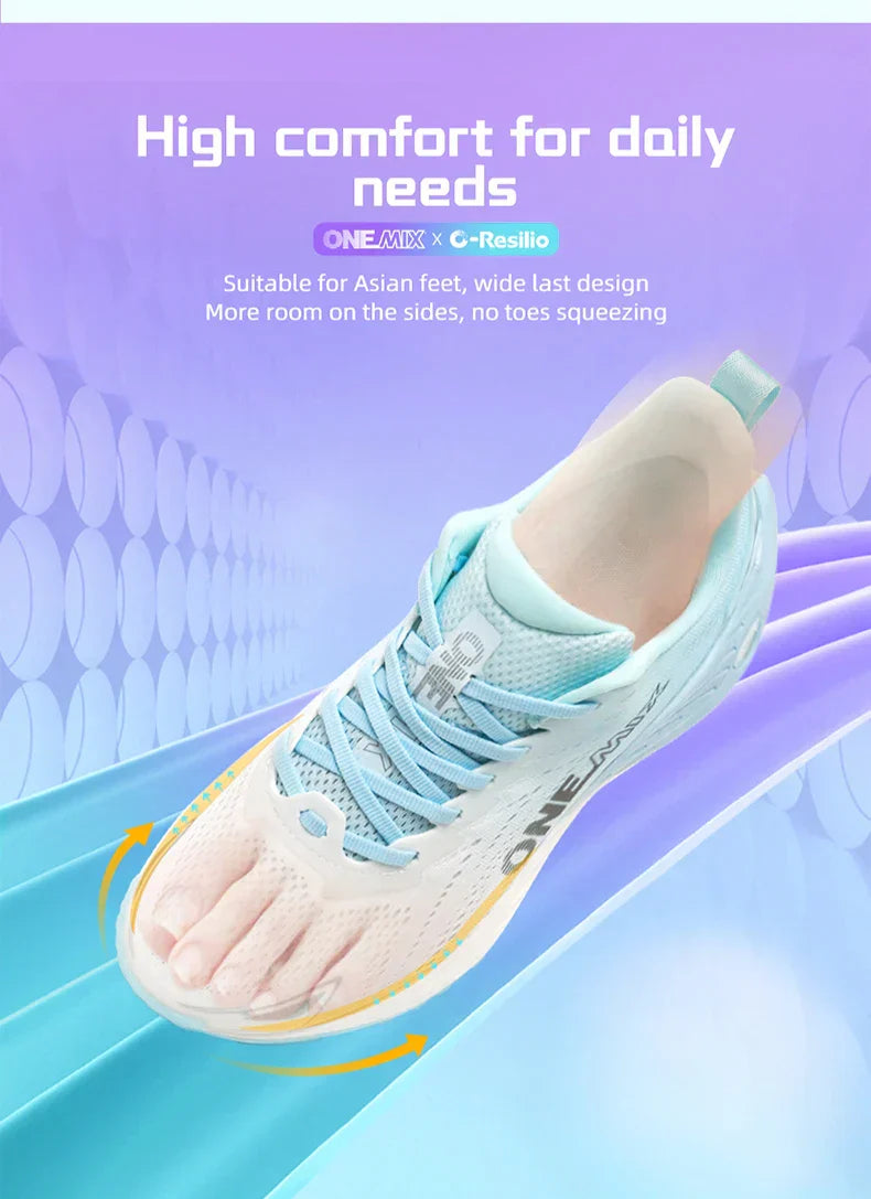 Running Shoes Men Cushion Stability Outdoor Sports Casual Mesh  Lace-up Lightweight Gym Jogging Sneakers