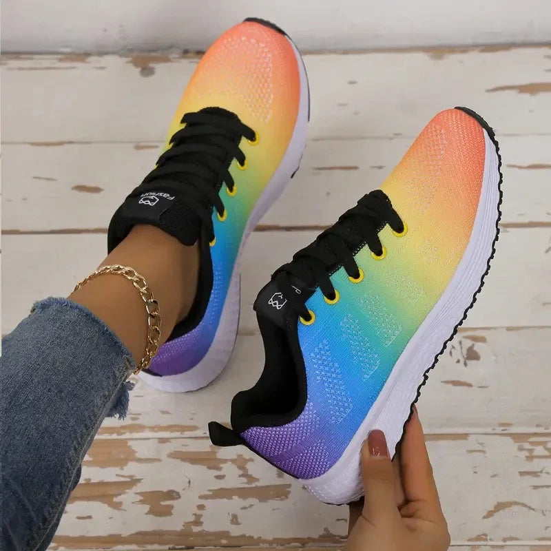 Running Shoes for Women Breathable Casual Sneakers Luxury Brand Sport Shoes Summer Fashion Light Basketball Tenis Walking Shoes