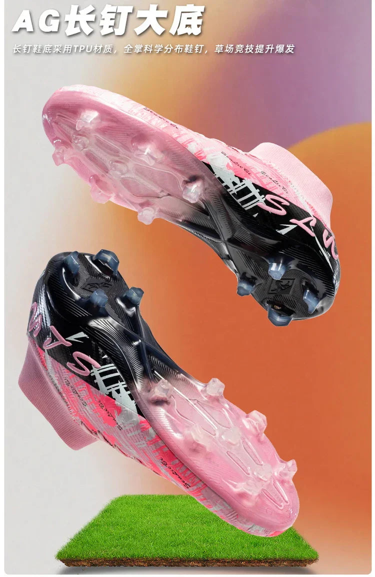 Professional Football Boots Men Soccer Shoes Society Football Cleats FG Lightweight Training Soccer Sneakers Outdoor Sports Shoe