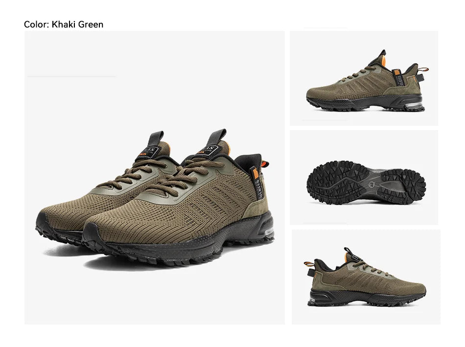 Men Running Shoes Lightweight Breathable Jogging Sport Shoes Male Lace-up Fashion Comfort Casual Sneakers Non-slip