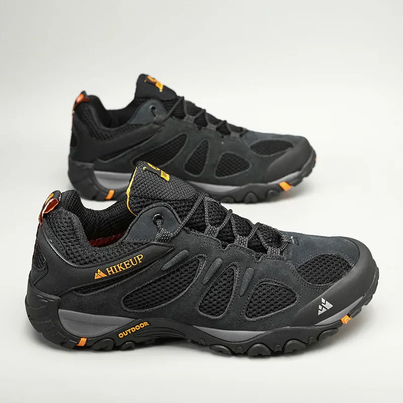 New Non-slip Wear Resistant Men‘s Outdoor Hiking Shoes Breathable Splashproof Climbing Men Sneaker Hunting Mountain Shoes