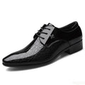 Men's luxury patent leather shoes pointed toe Dress shoes Newest oxford wedding shoes Trend plus size Male footwear Zapatos