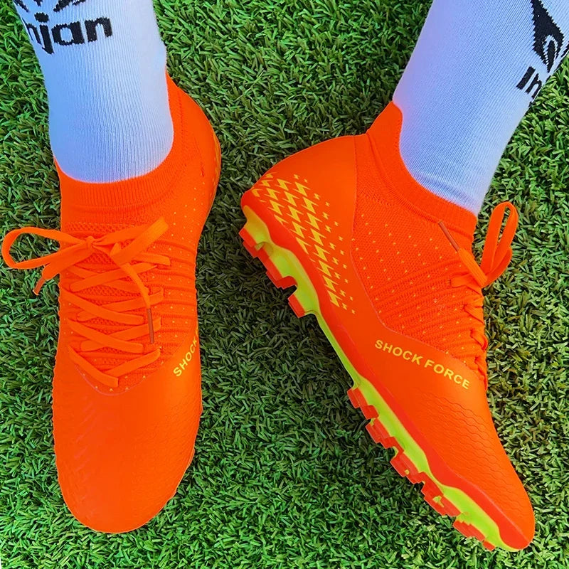 Men Soccer Shoes Outdoor Grass Cleats Sneakers Soccer Shoes FG Unisex Original Match Sport Training Professional Comfortable