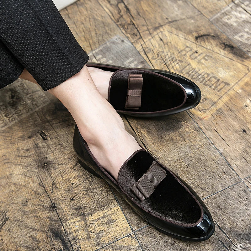 38~48 Mens Dress Italy Paty Leather Wedding Luxury Designer Flats Business Formal Gentleman Casual Driving Shoes for Men Loafers