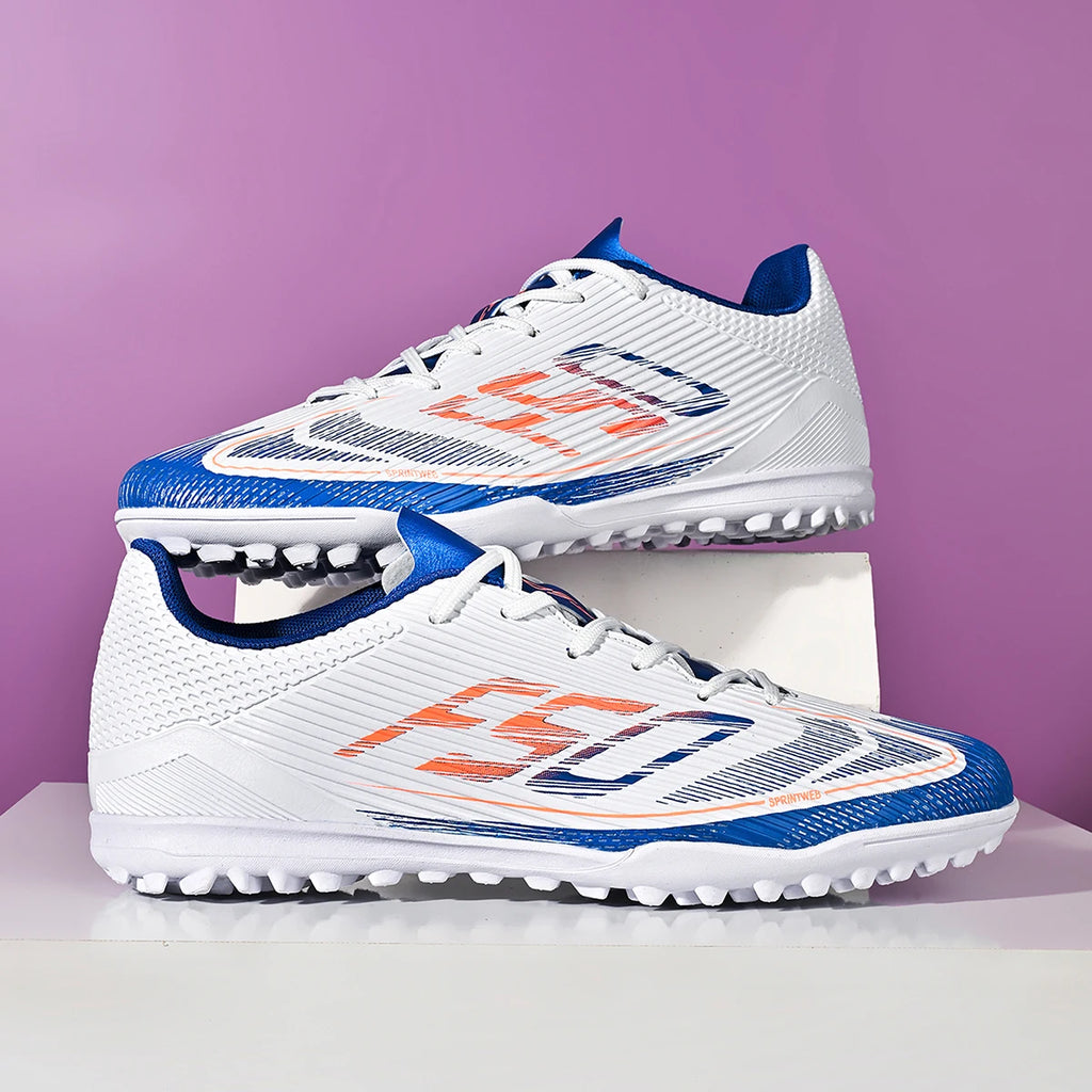Professional men's soccer shoes TF broken nails provide super grip and anti slip, suitable for all seasons