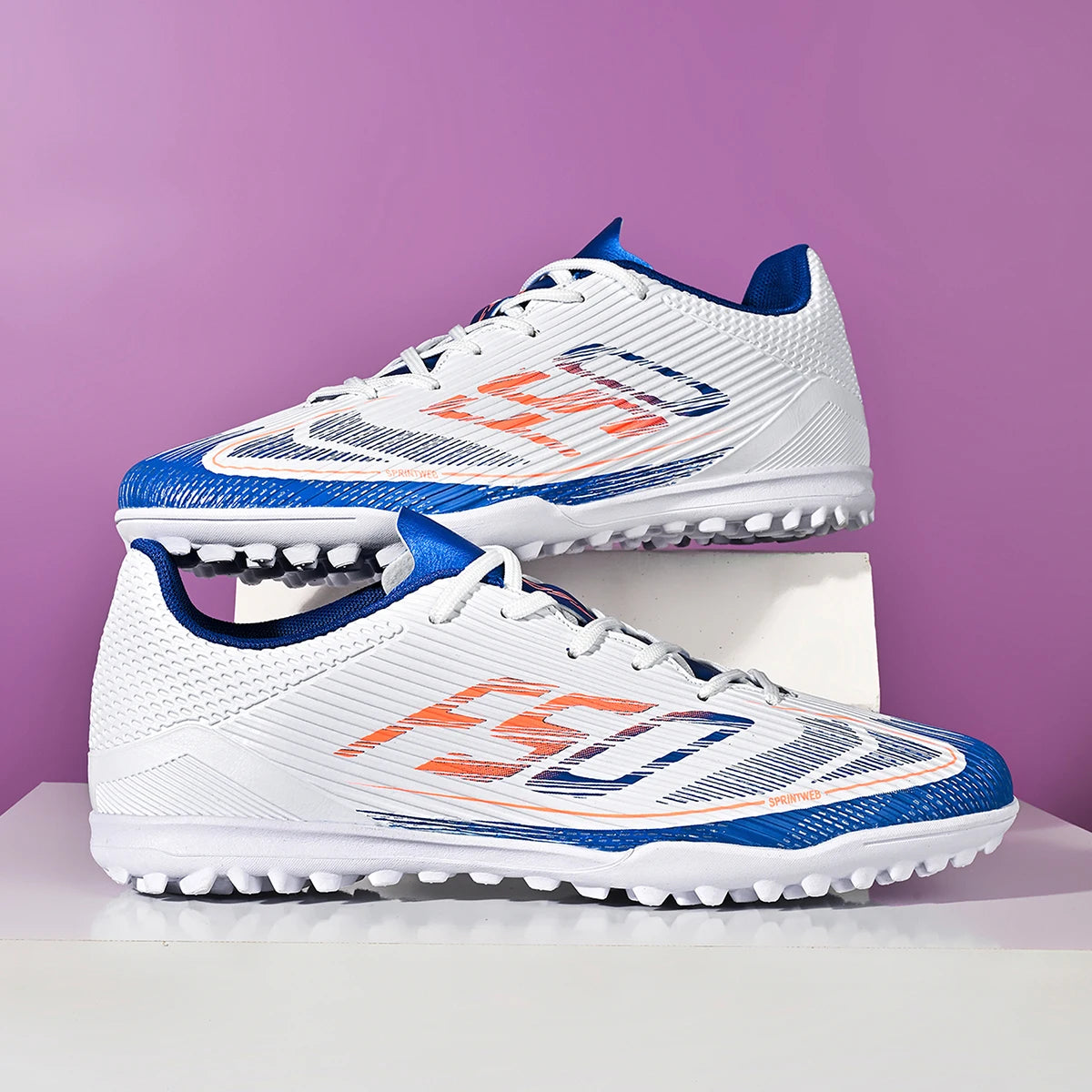 Professional men's soccer shoes TF broken nails provide super grip and anti slip, suitable for all seasons