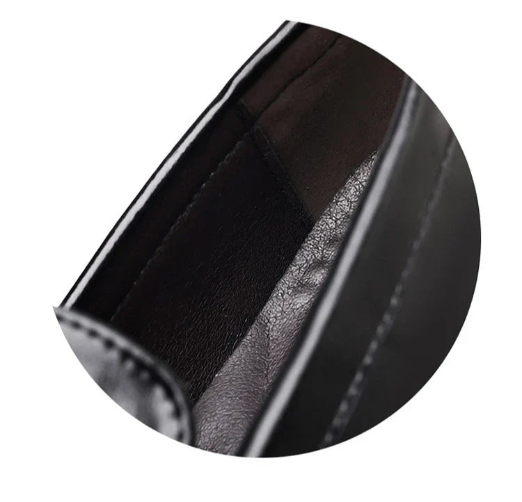 2026 Spring New Men's Glossy Leather Loafers Slip-On Business Casual Dress Shoes Male Non-slip Formal Office Shoes for Man