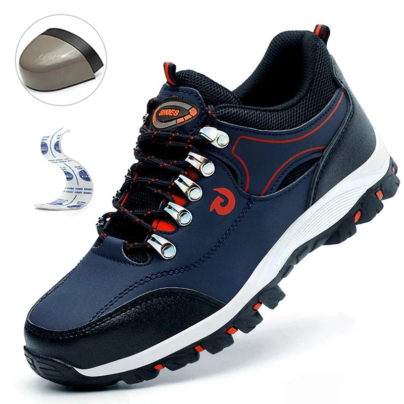 Steel Toe Cap Shoes For Men Safety Shoes Puncture-Proof  Work Safety Boots Protective Work Shoes Male Footwear Security Sneakers