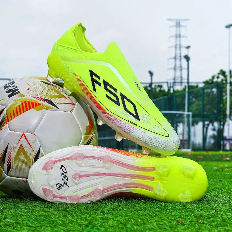 New Men Football Boots High-quality Match Indoor Non-Slip Grass Cleats Soccer Shoes Sneakers High-top Futsal Hot-selling Outdoor