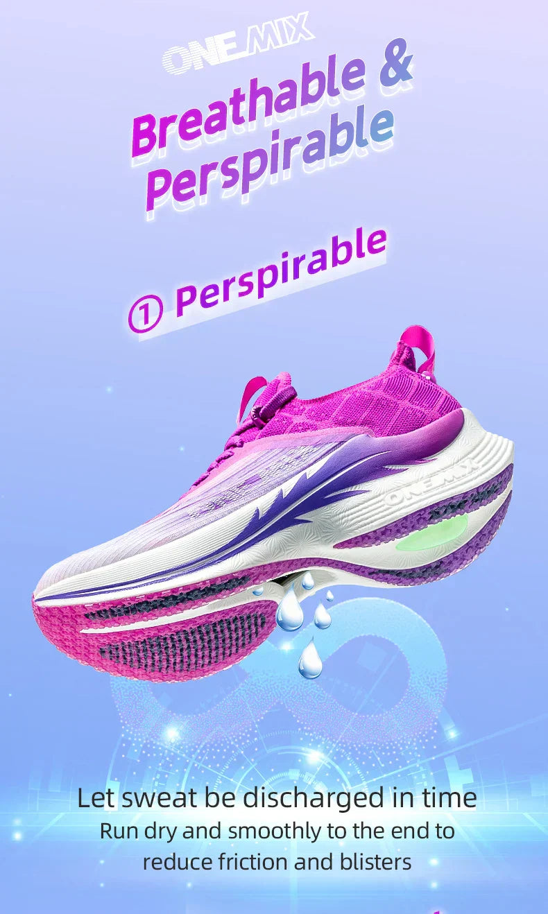 Carbon Plate Marathon Running Racing Shoes Professional Stable Support Shock-relief Ultra-light Rebound Sport Sneakers