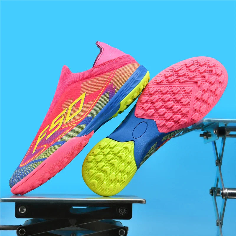 New Men's Soccer Shoes Grass Adult Football Boots Ultralight Sport Indoor Cleats Non-Slip Non Slip Fg Turf Futsal Comfortable