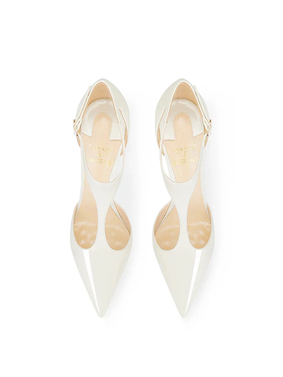 New summer style slim heeled beige high heels for women with pointed fashion, versatile with qipao