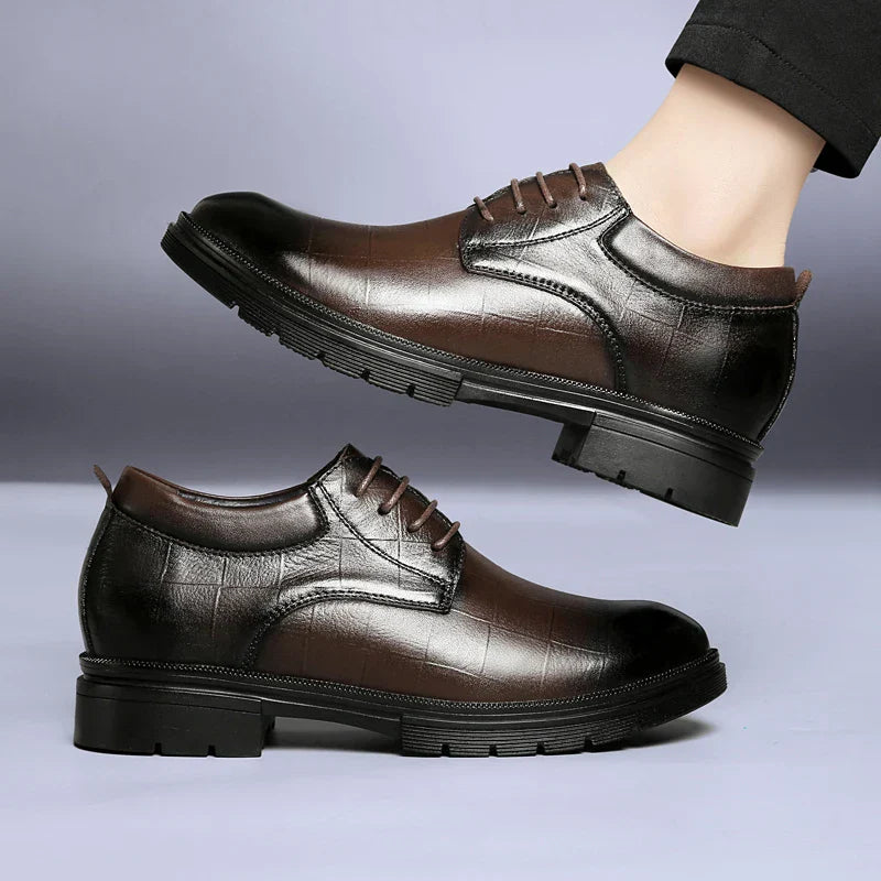 Genuine Leather Men's Oxford Shoes Lace Up Casual Shoes Comfortable Sneakers Outdoor Male Walking Shoes Formal Dress Footwear