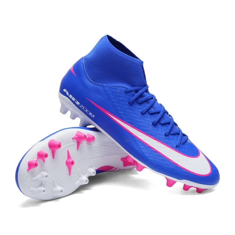 Nike Men's High-Top Ag Spike Shoes Air Zoom Cushioned Football Shoes Fq8329-446