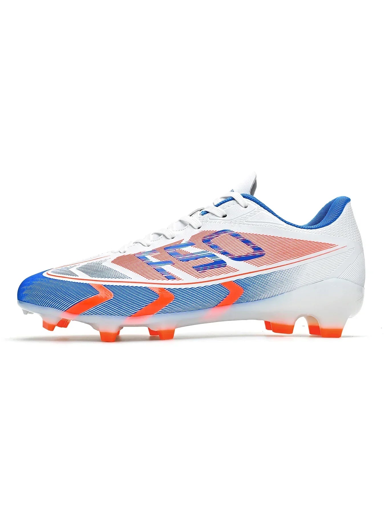 Premium turf soccer shoes, unisex, TF and FG, anti-slip and wear-resistant, available in two colors to choose from. stitching