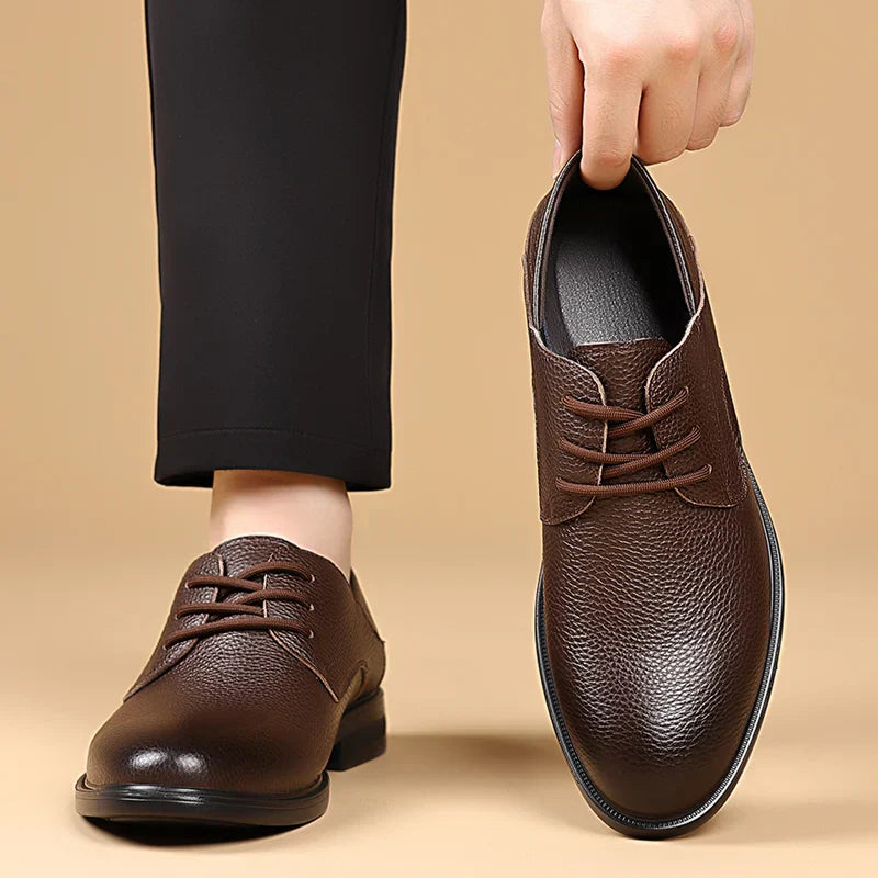 Men Formal Leather Shoes Black Pointed Toe Men Loafers Party Office Business Casual Shoes for Men Oxford Shoes Mens Dress Shoe