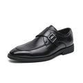 Men's business casual leather shoes cowhide retro round head British leather shoes men's leather big head men's shoes tide
