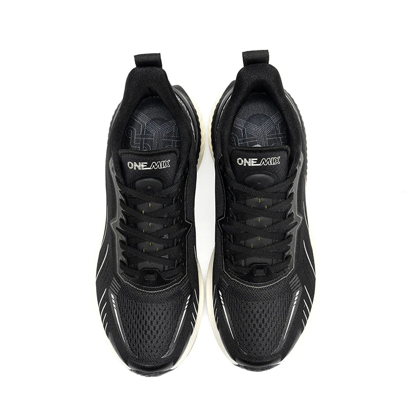 Cushioning Running Shoes For Men Suitable Heavy Runners Lace Up Sports Women Non-slip Outdoor Athletic Male Sneakers