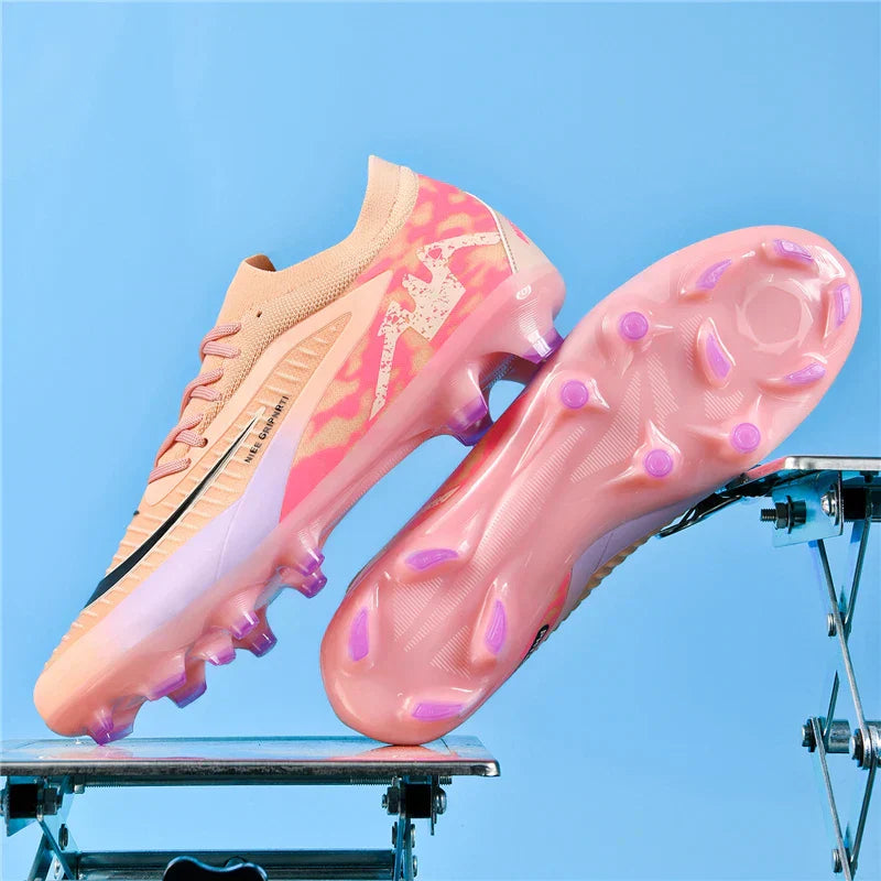 FG Mens Soccer Shoes High Quality Turf Soccer Cleats for Sneakers Training Football Boots Chuteira Campo 35-45